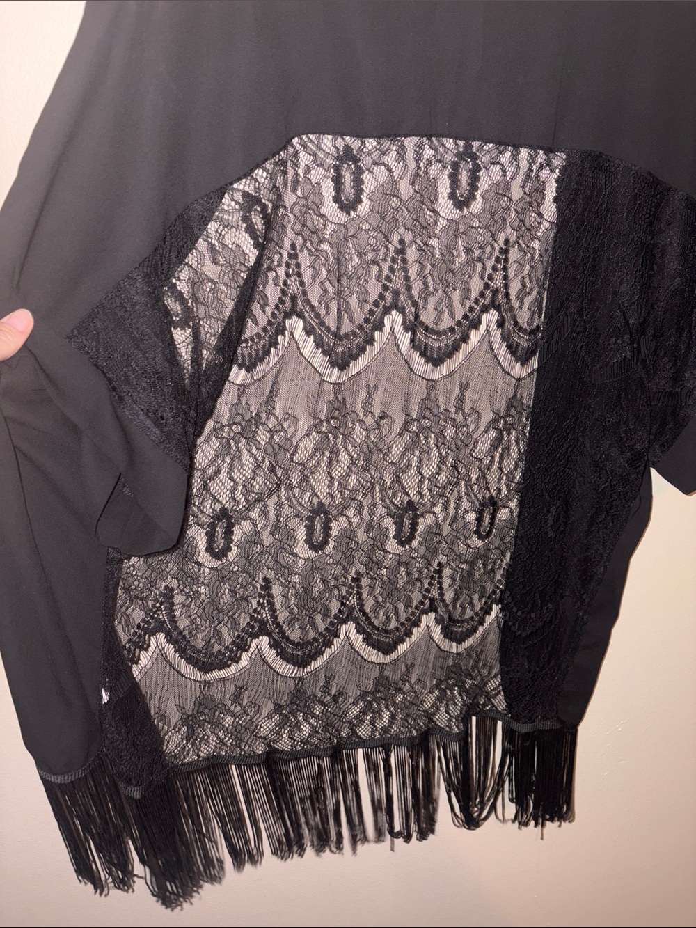 Black Short Sleeve Shrug - Picture 5 of 5